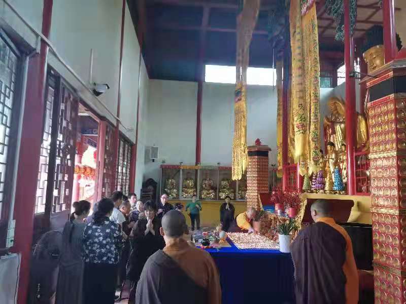 38000亿彩网文殊菩萨圣诞祈福助考法会圆满